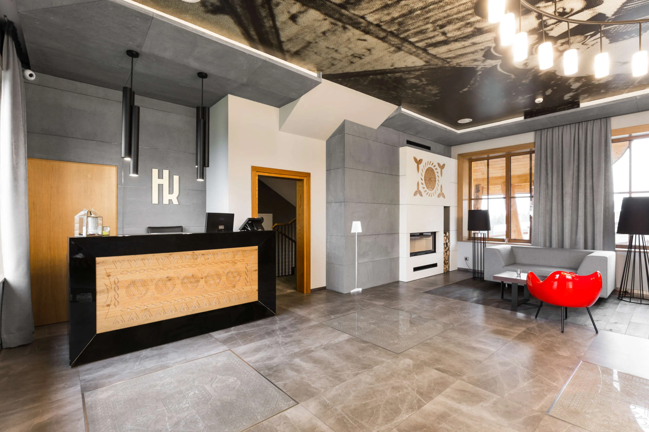 Beton architektoniczny ConcreAte — aranżacja wnętrz