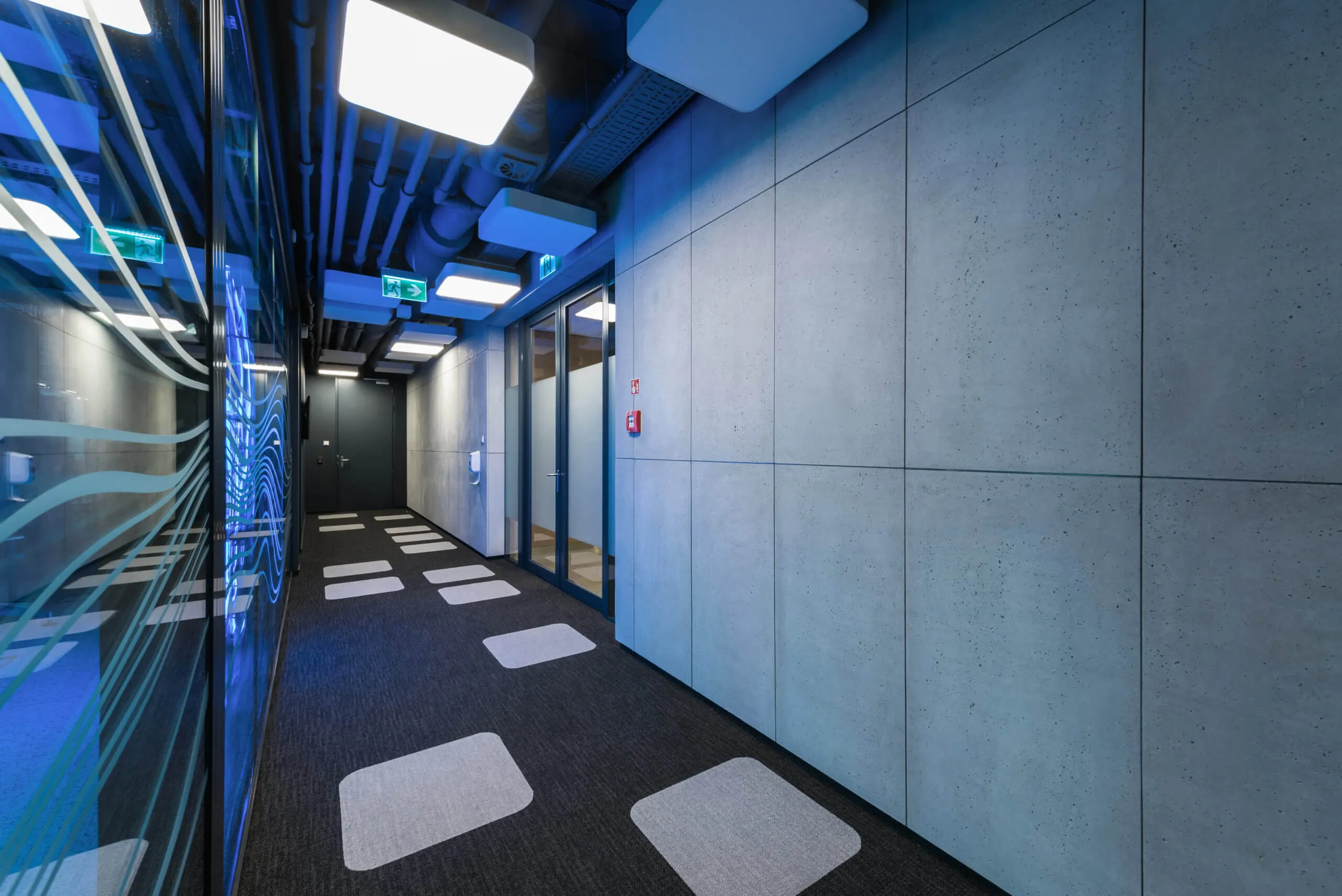 Architectural concrete — office CISCO Kraków