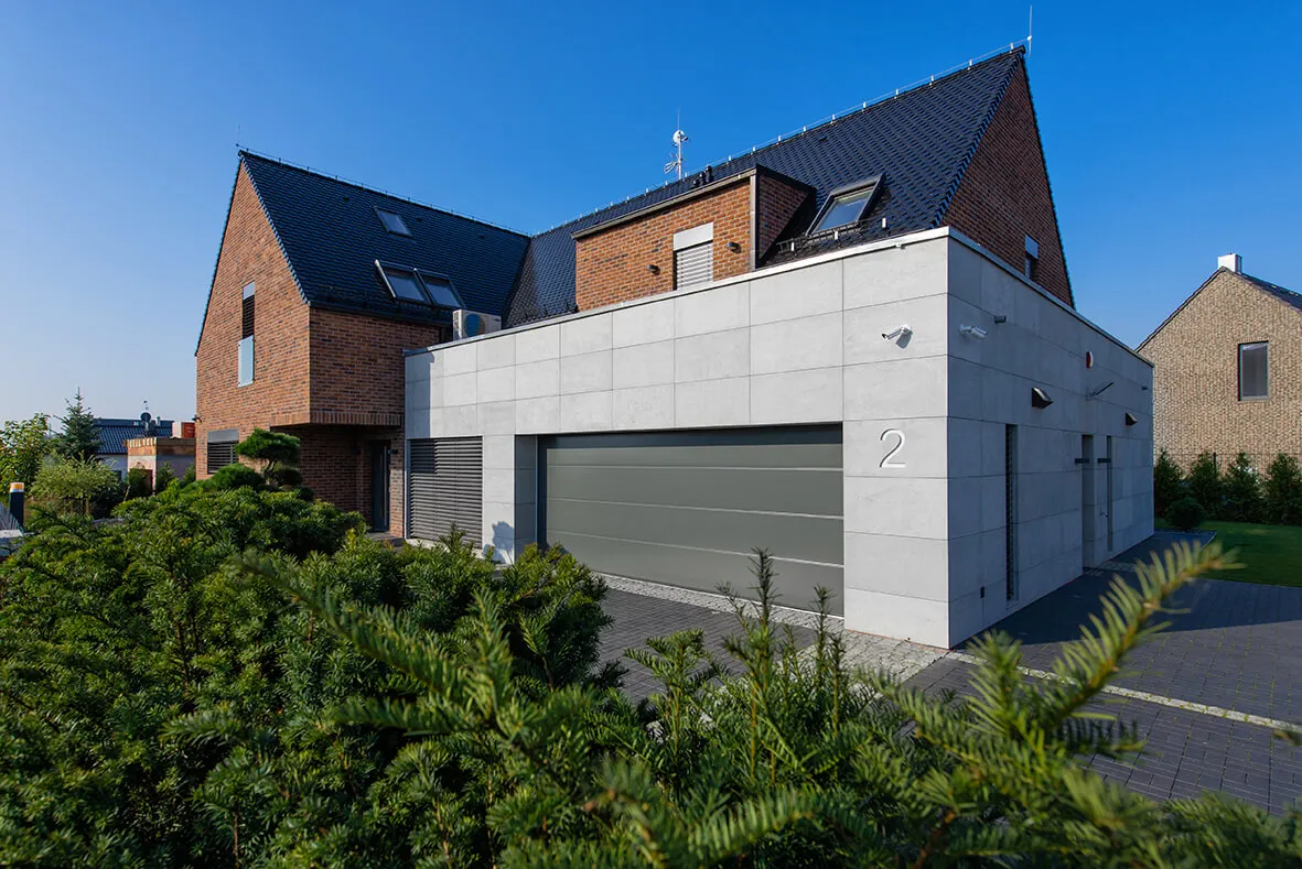 Architectural concrete — facade Dom Prywatny/Mały Tyniec