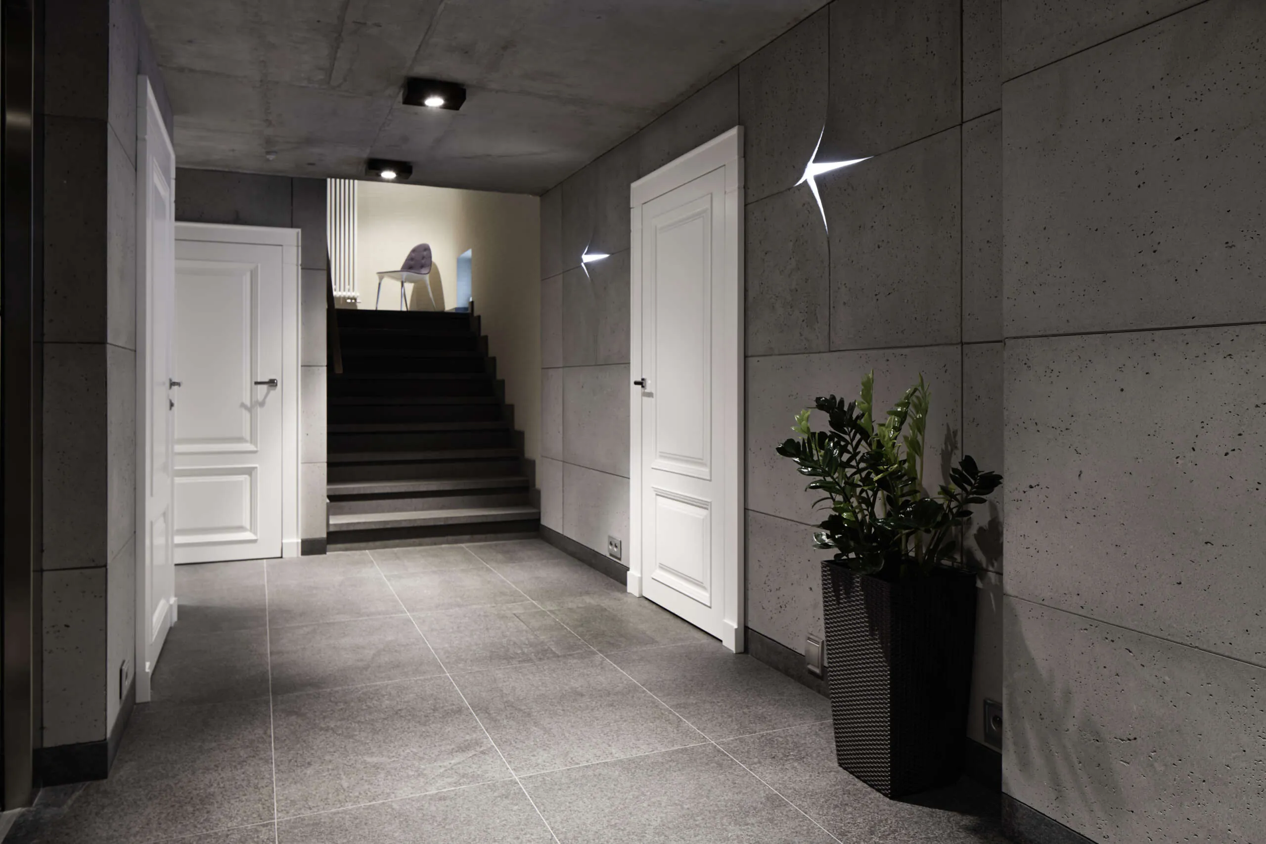 ConcreAte decorative concrete — project Dom prywatny / Warszawa