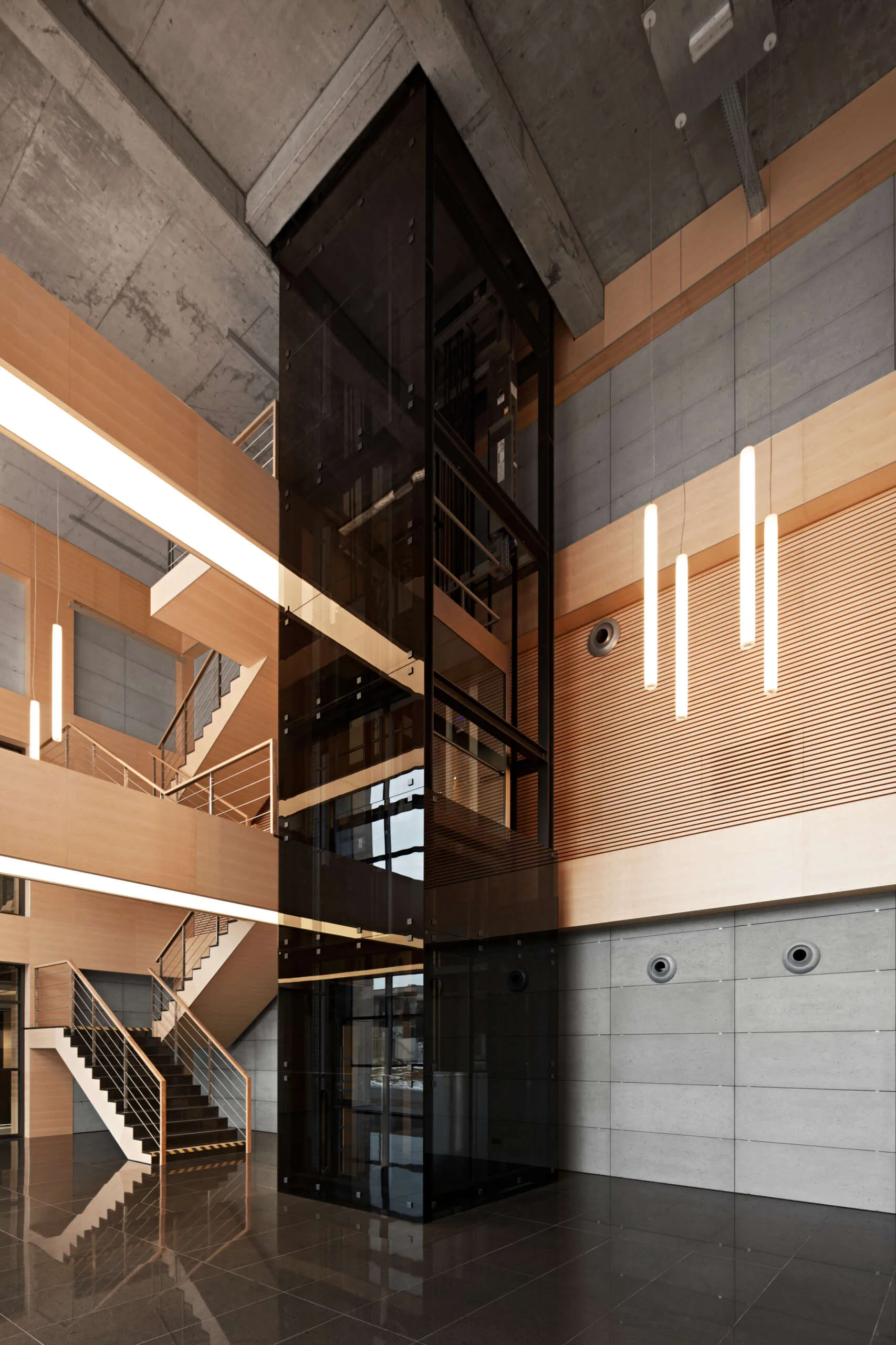 Concrete panels concreAte common — commercial spaces Krakow