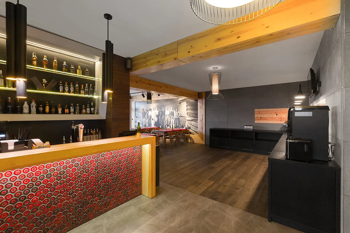 ConcreAte decorative concrete — project Hotel Kopieniec Fizjo-Med SPA / Murzasichle