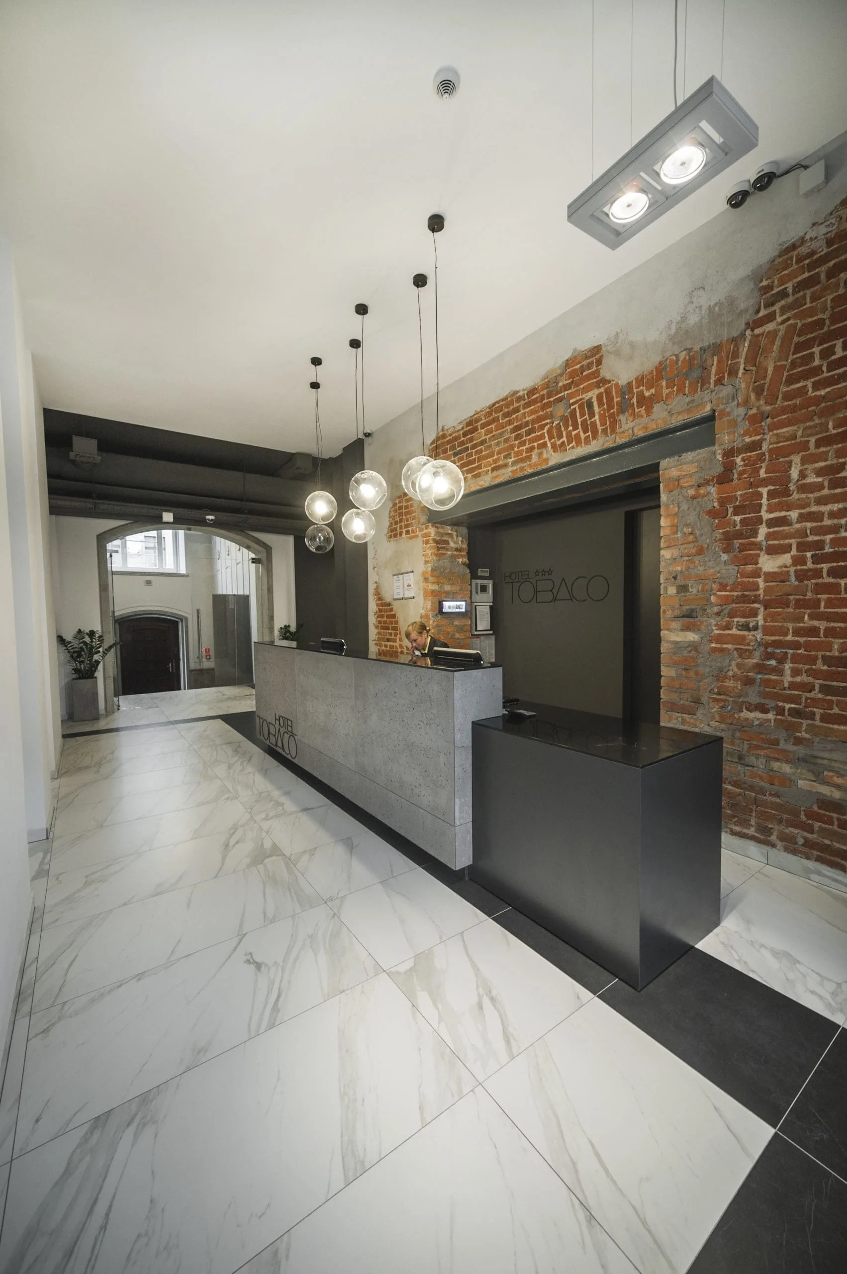 Architectural concrete — hotel Hotel Tobaco / Łódź