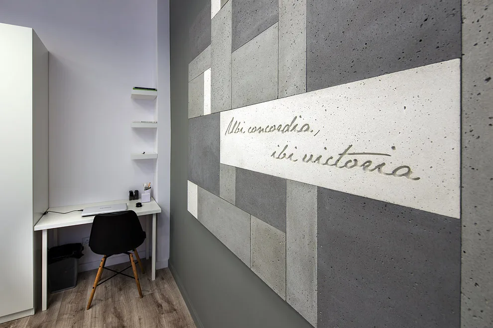 Concrete panels concreAte common — office Cieszyn