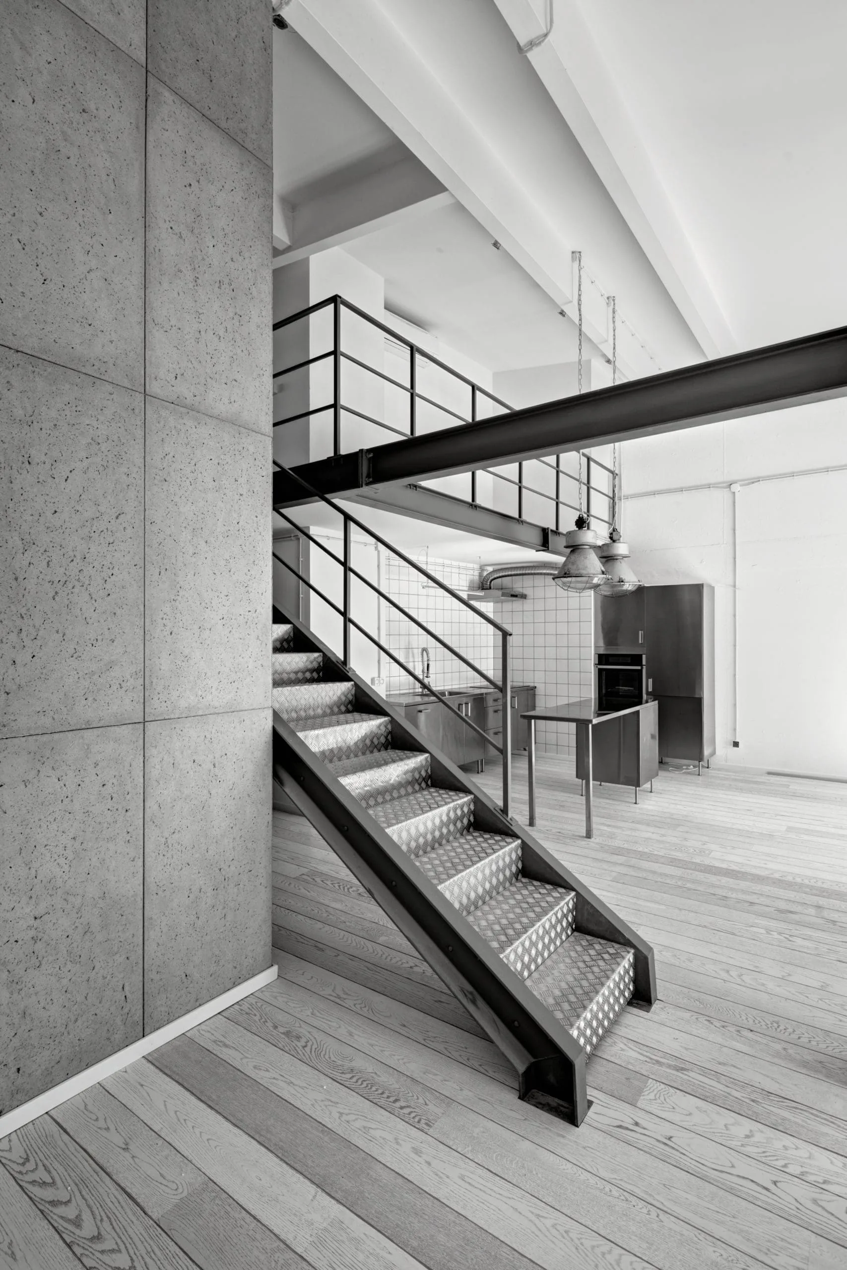 Architectural concrete wall panels concreAte common 120 x 60 cm — Ludwinów Loft / Kraków