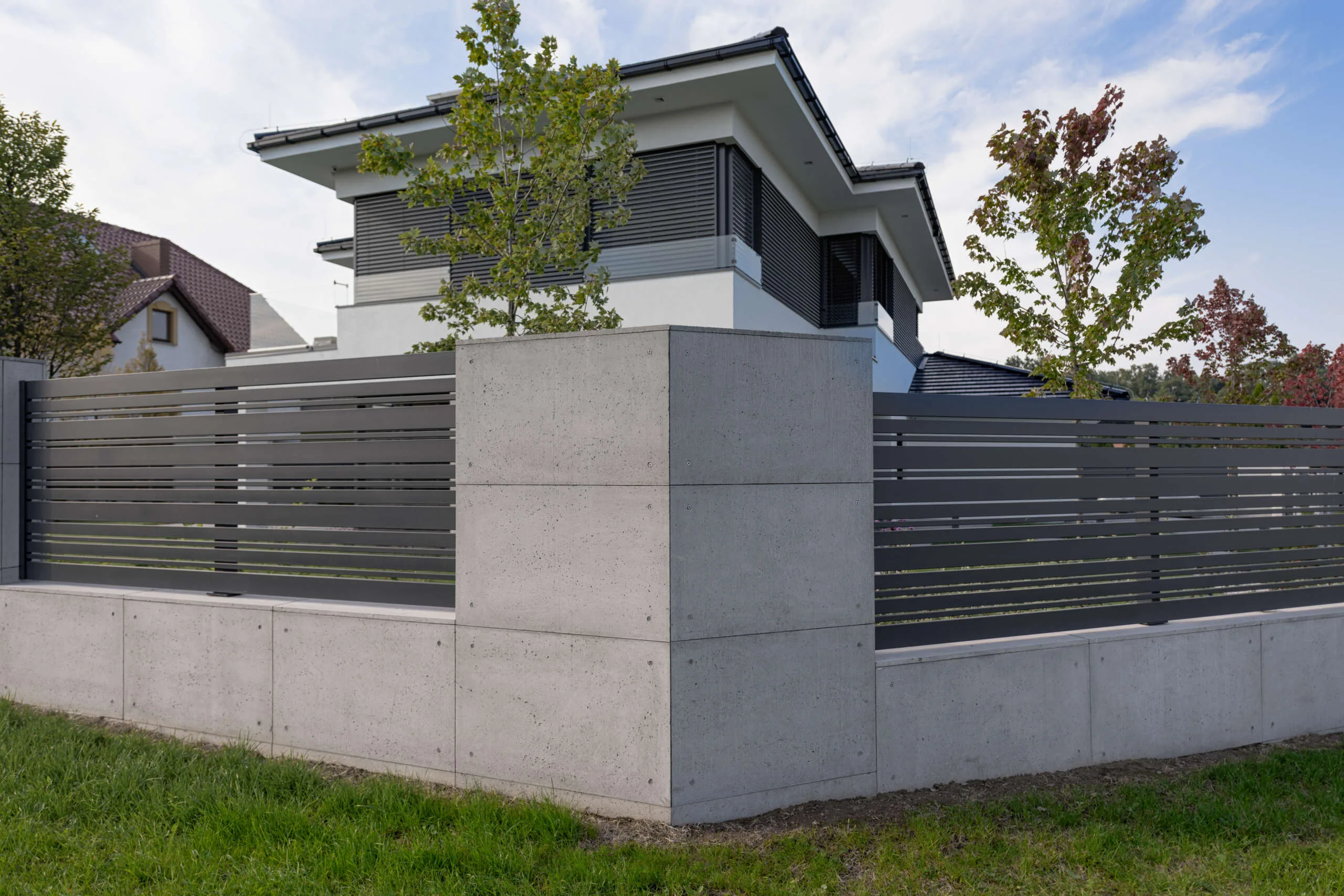 ConcreAte decorative concrete — project Ogrodzenie / Bolesławiec