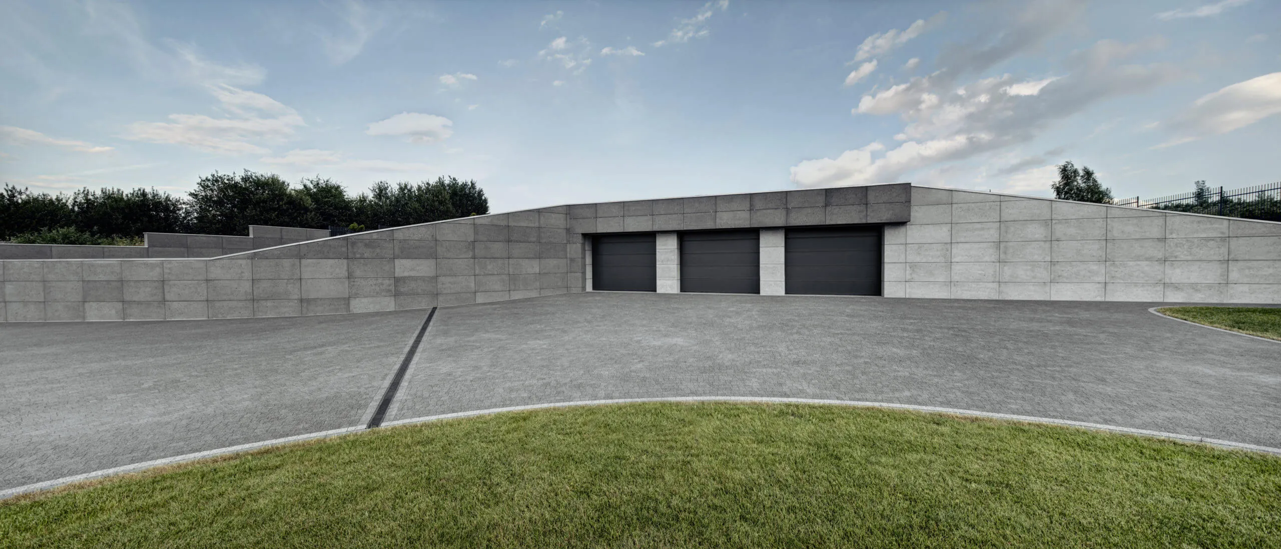 Architectural concrete — facade Ogrodzenie / Kalwaria Zebrzydowska