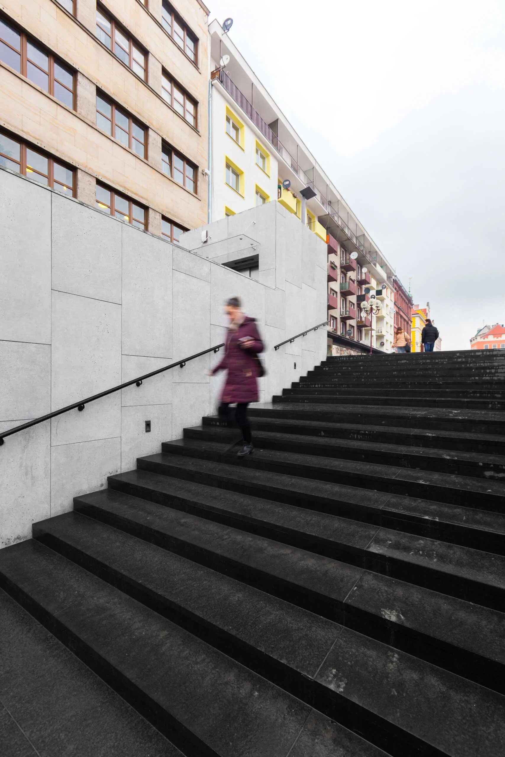 Architectural concrete facade panels concreAte common standard dimensions 120x60 — Przejście Świdnickie / Wrocław