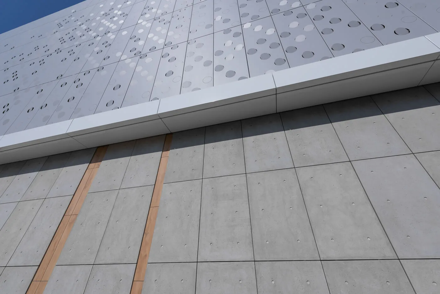 Architectural concrete — shopping centre Wroclavia